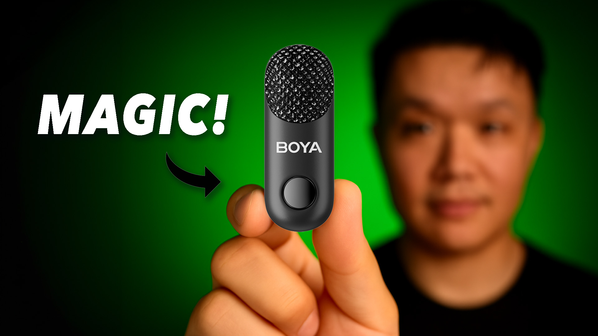 Hanley working with BOYA microphones